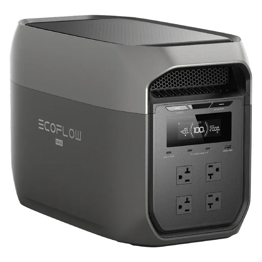 EcoFlow DELTA 3 Max, vista superior