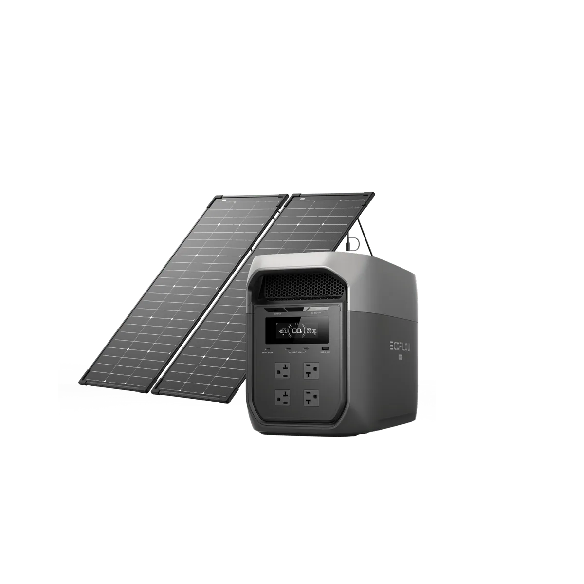 DELTA 3 Max con panel solar plegable
