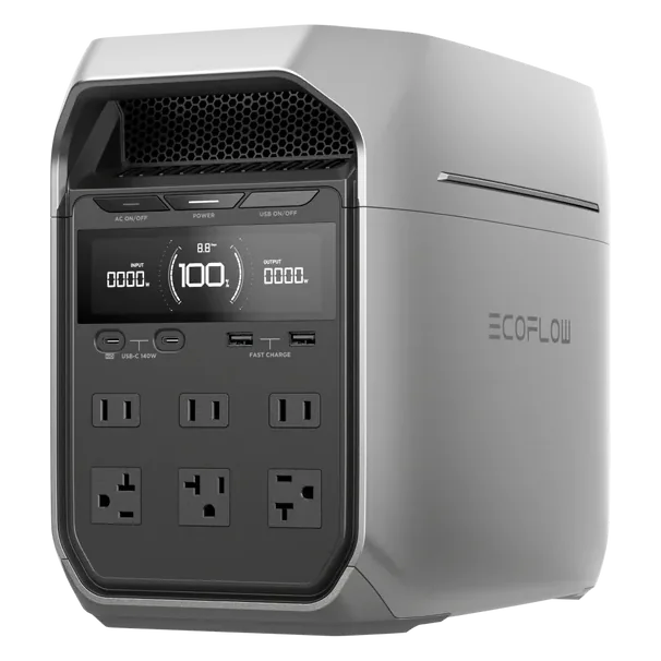 EcoFlow DELTA 3 Plus, vista frontal
